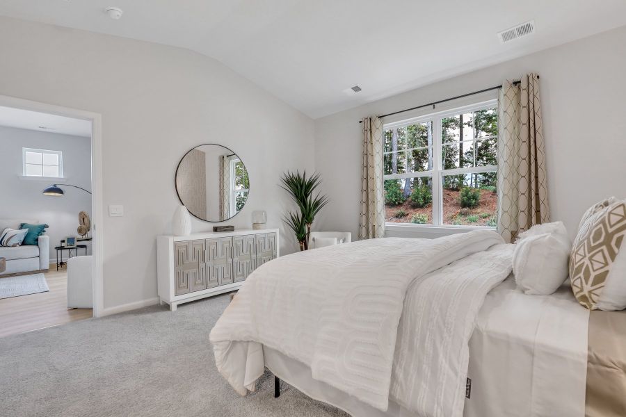 Furnished interior in a model home at Westbrook Retreat Villas at Savannah Quarters in Pooler (Image 23).
