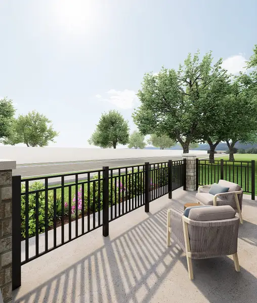 Exterior details of a home in The Garden Homes at Swan Lake Estates, Dallas (Image 3).