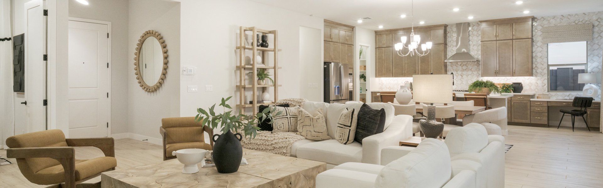 Furnished interior in a model home at Salero in Laveen (Image 9).