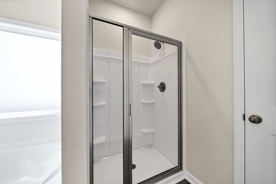 Furnished interior in a model home at Portrait Hills in Aiken (Image 74).