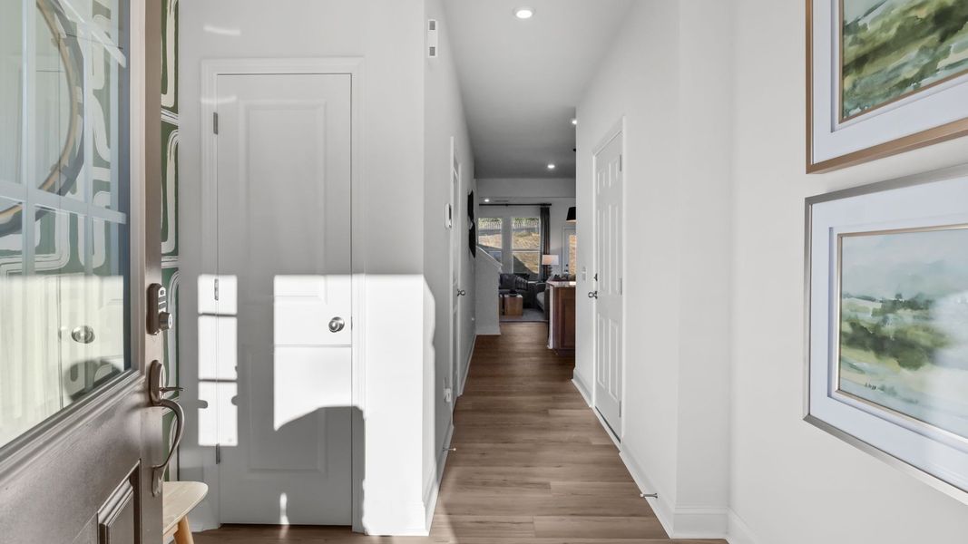 Furnished interior in a model home at Bell Glen in Charlotte (Image 8).