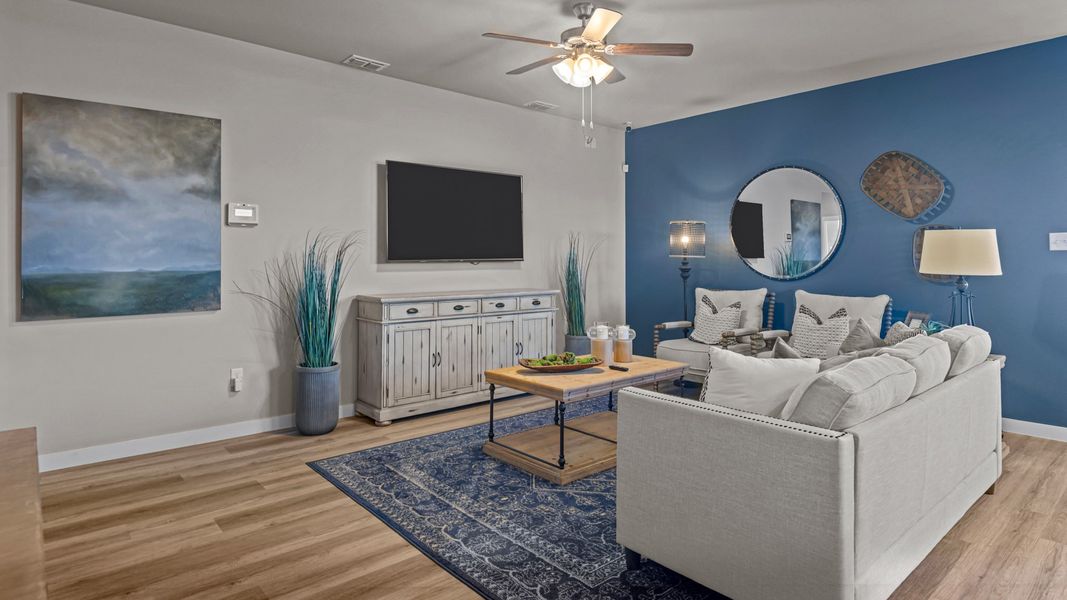 Furnished interior in a model home at Heritage Parks in Abilene (Image 7).