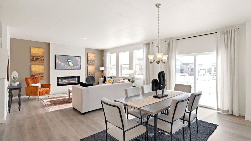 Furnished interior in a model home at Mallard Ridge in Johnstown (Image 6).