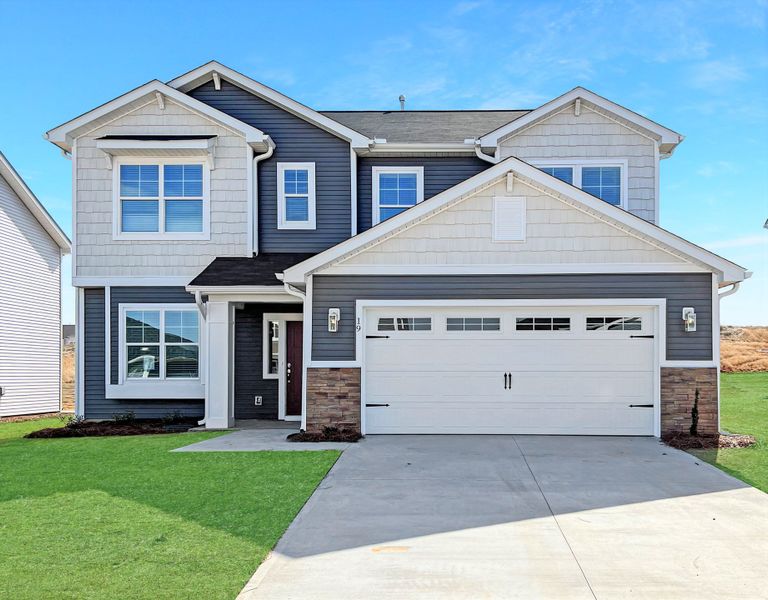 Front exterior of a home in the Holly Ridge community, located in Greenville, SC (Image 29).