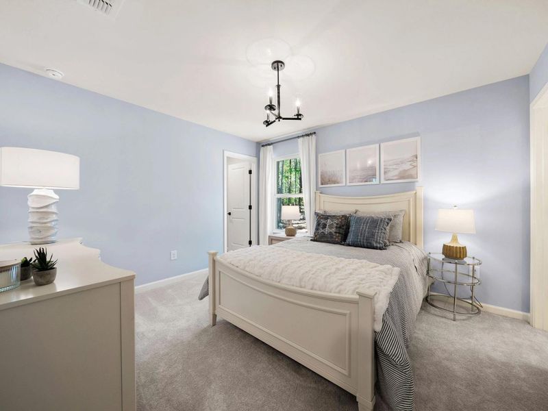 Furnished interior in a model home at Riverwood in Dallas (Image 16).