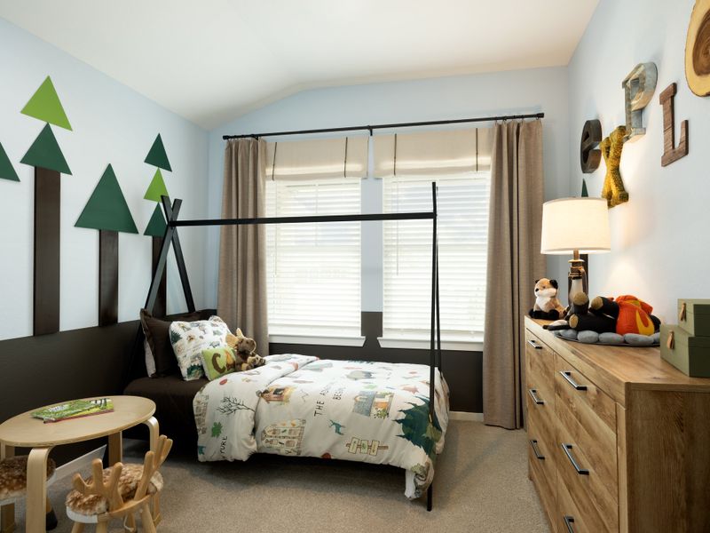 Furnished interior in a model home at Riviera Pines - Premier Series in Huffman (Image 3).