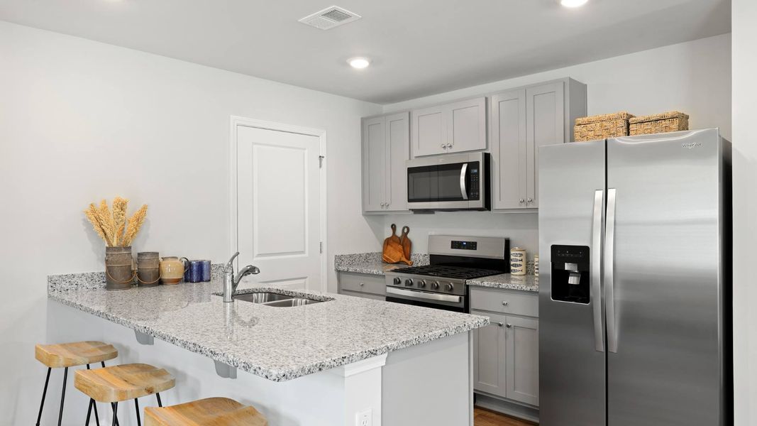 Furnished interior in a model home at The Timbers in Harleyville (Image 2). Furnished interior in a model home at The Timbers in Harleyville (Image 2).