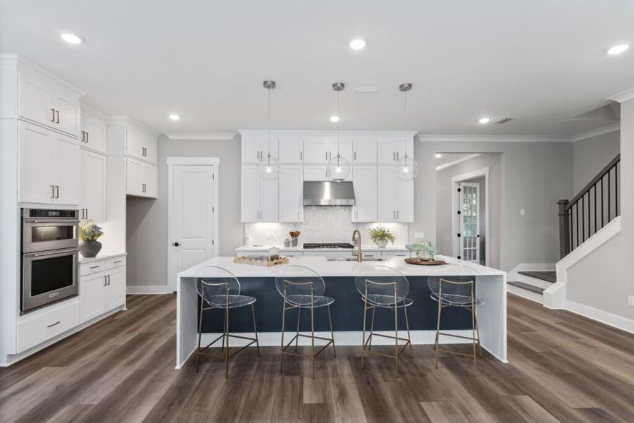 Furnished interior in a model home at The Shoal in Santa Rosa Beach (Image 19).