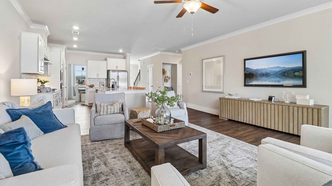 Furnished interior in a model home at Shell Pointe in Gilbert (Image 14).