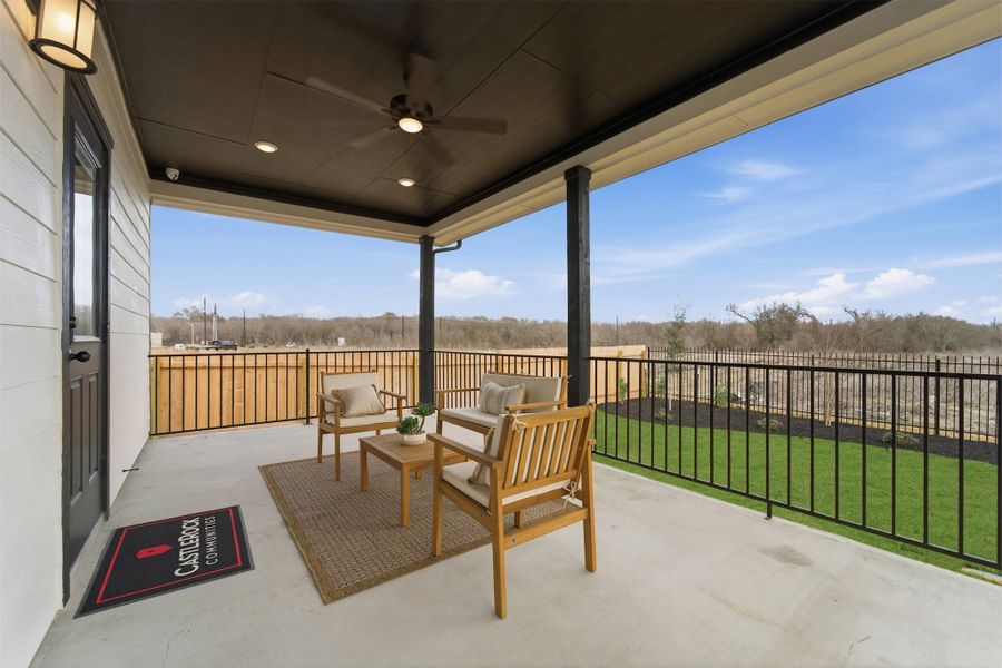 Exterior details of a home in Infinity Square, Kyle (Image 11).