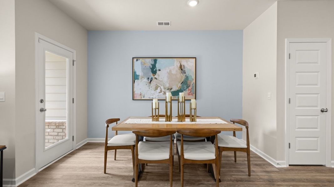 Furnished interior in a model home at Young's Crossing in Stone Mountain (Image 7).