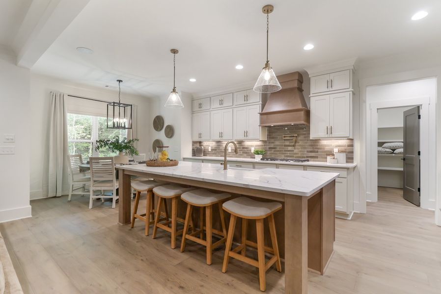 Furnished interior in a model home at St. Regis in Oxford (Image 3).