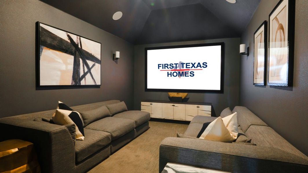 Furnished interior in a model home at Brookfield in Melissa (Image 15). Furnished interior in a model home at Brookfield in Melissa (Image 15).