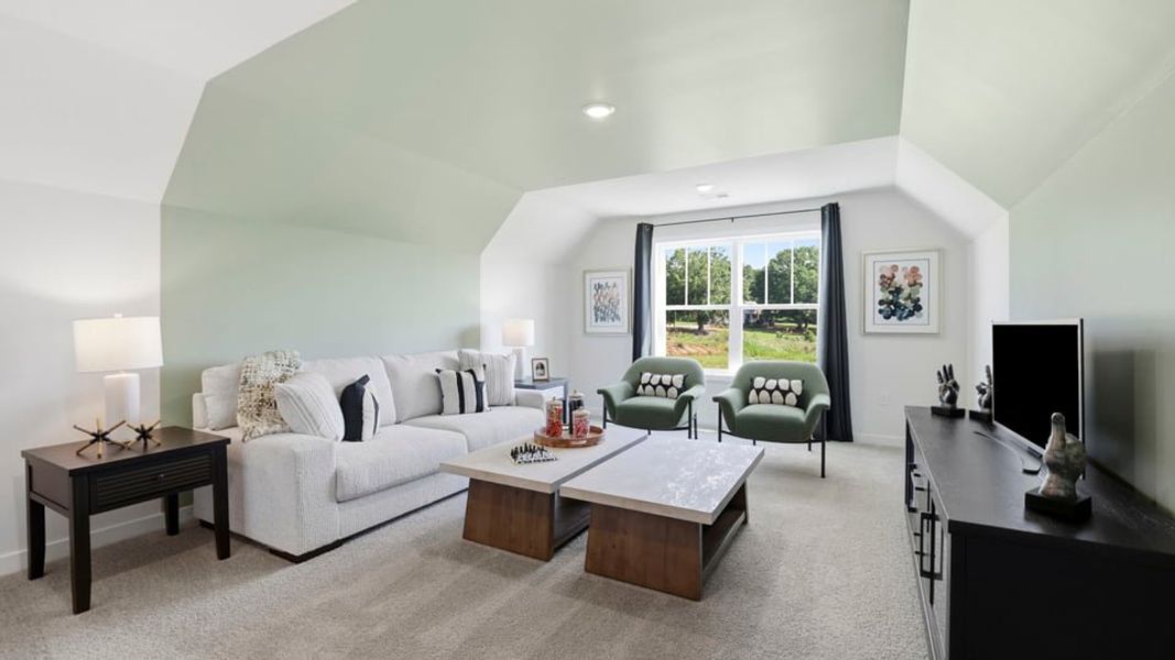 Furnished interior in a model home at Harrison Valley in Simpsonville (Image 24).