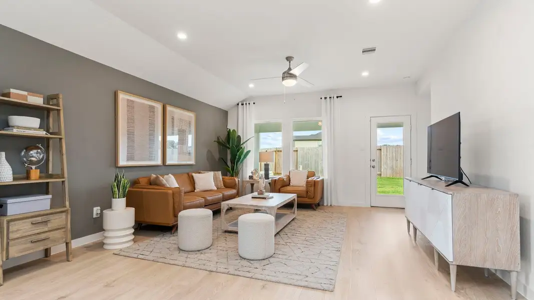 Furnished interior in a model home at Sorrento in Richmond (Image 24).
