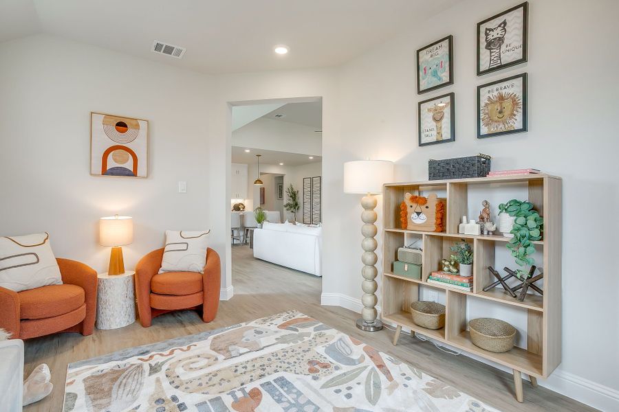Furnished interior in a model home at Creekside in Royse City (Image 108).