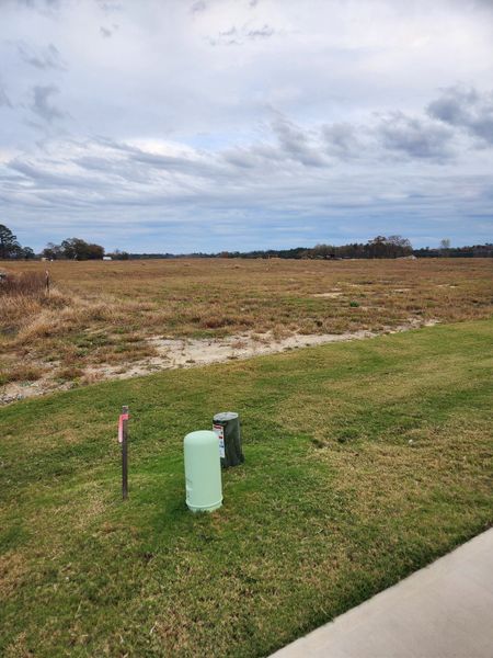 Expansive open land with vast skies in Williams Run by Ryan Homes (Bailey, NC). A serene canvas for future development.