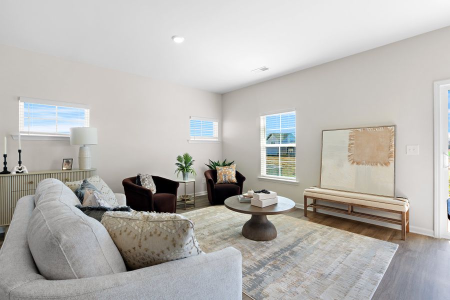 Furnished interior in a model home at Anderson Village in Spartanburg (Image 11).