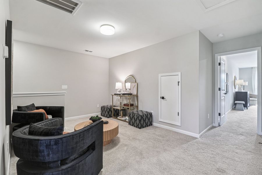 Furnished interior in a model home at Dunbar Village in Cayce (Image 17).