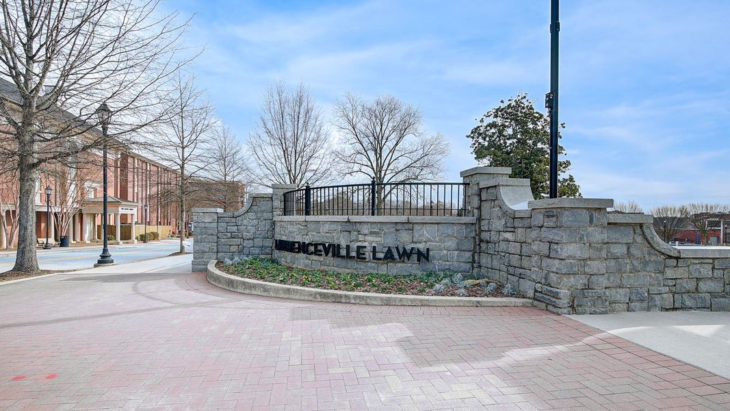 Entrance to the Inverness at Sugarloaf community in Lawrenceville, GA, featuring signage and landscaping (Image 15).