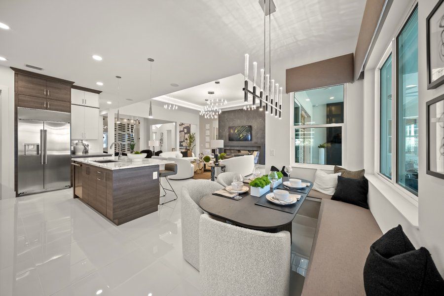 Furnished interior in a model home at Palmera at Wellen Park in Venice (Image 26).