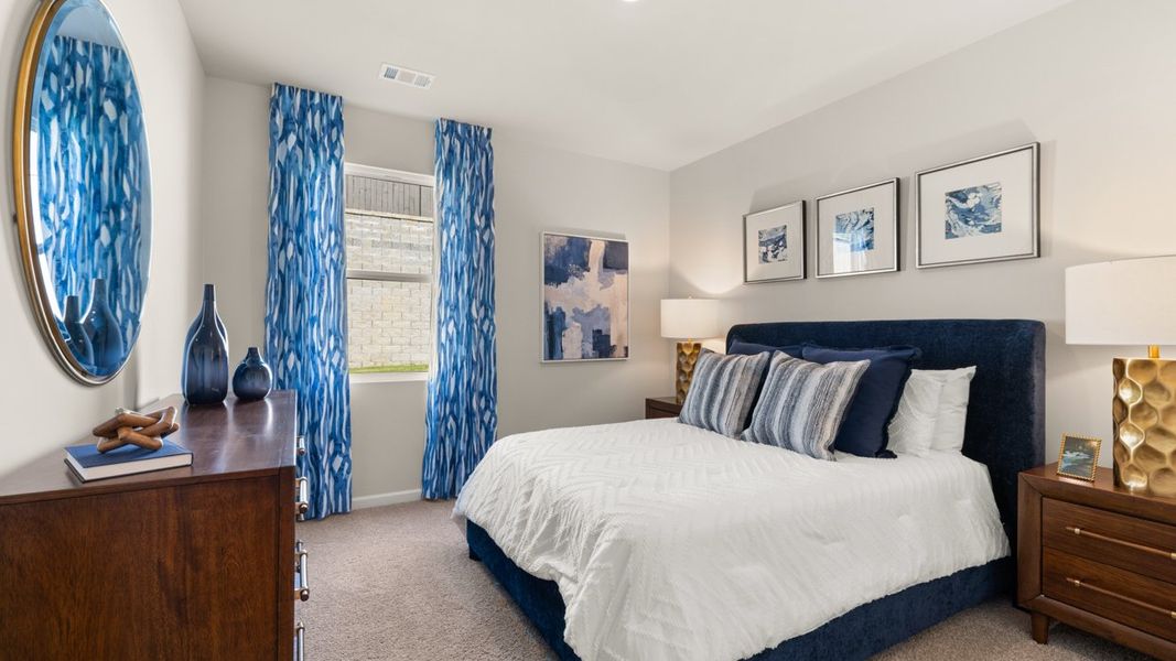 Furnished interior in a model home at Brooks Station in Dacula (Image 28). Furnished interior in a model home at Brooks Station in Dacula (Image 28).