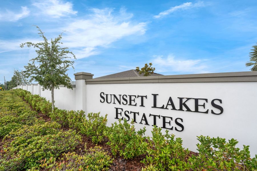 Welcome Home to Sunset Lakes Estates Welcome Home to Sunset Lakes Estates