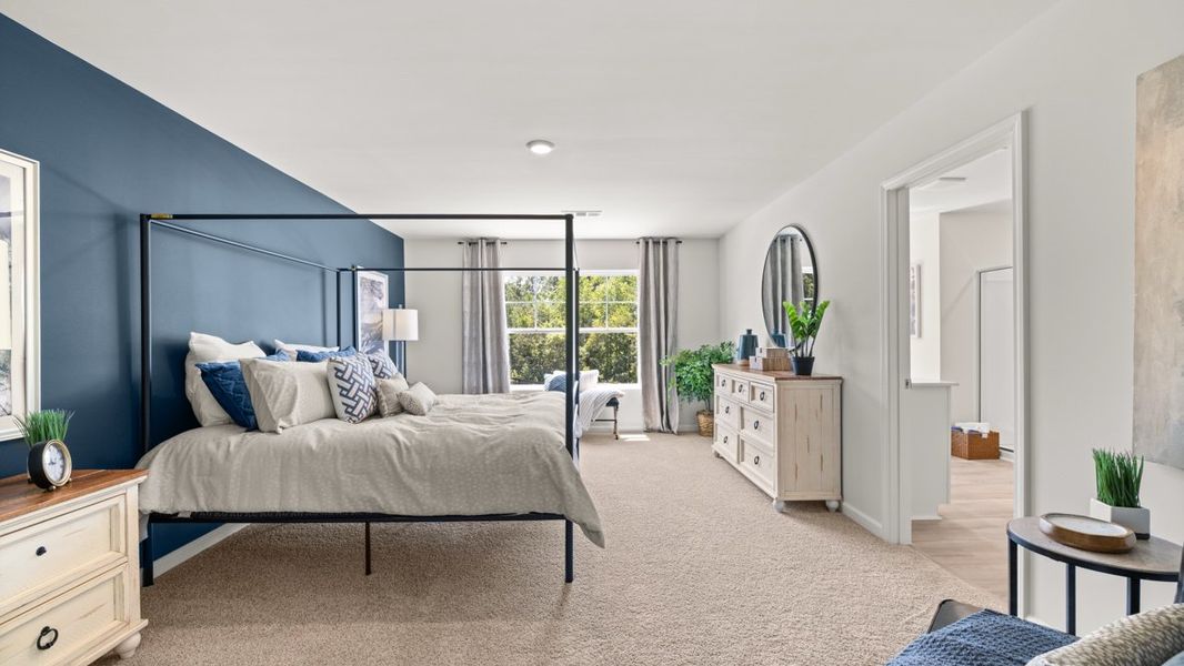 Furnished interior in a model home at Lost Creek in Dallas (Image 31).