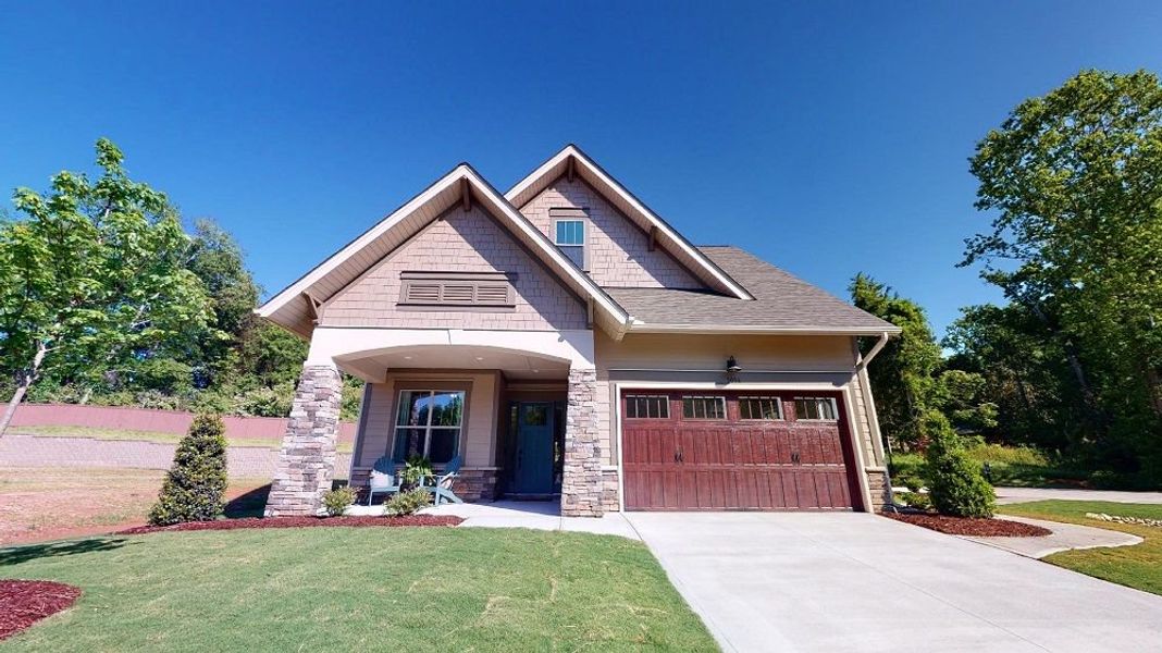 2 story open concept patio home