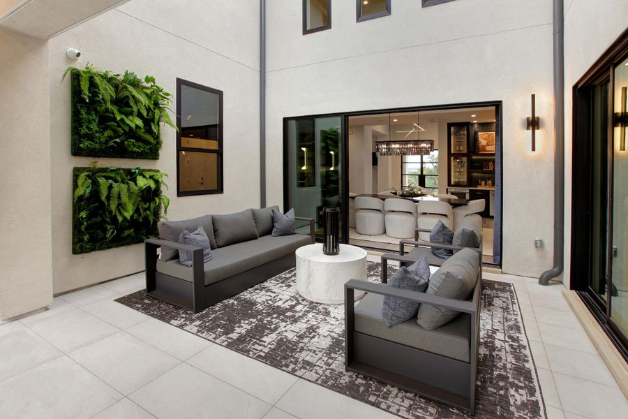 The Lynmar Outdoor Living Area