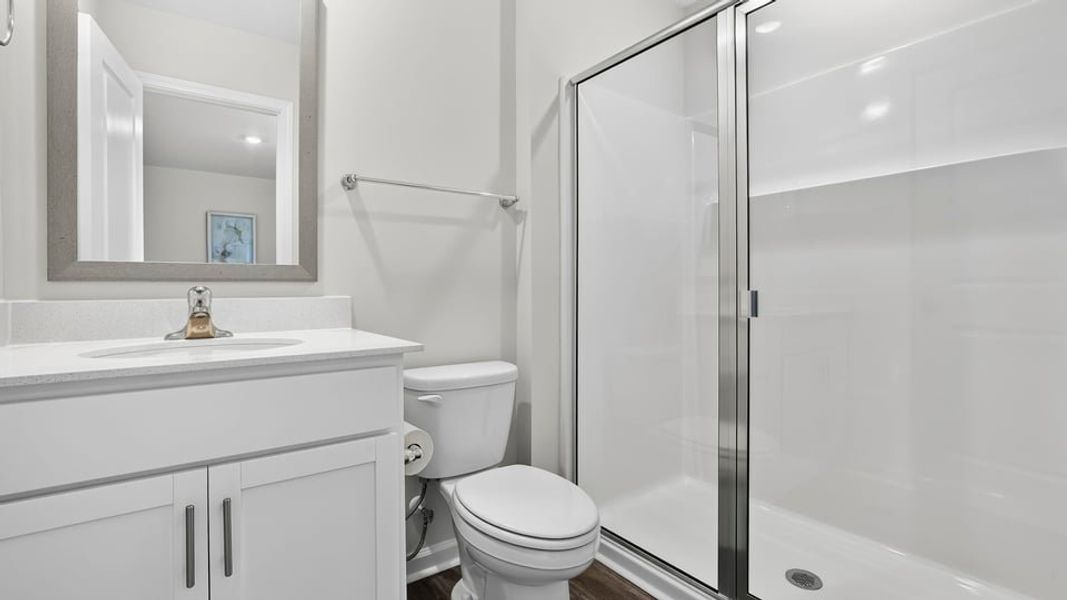 Furnished interior in a model home at Village 3 in Woodruff (Image 29). Furnished interior in a model home at Village 3 in Woodruff (Image 29).