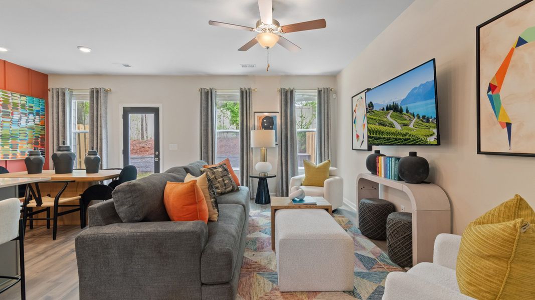 Furnished interior in a model home at Avery Landing in McDonough (Image 12). Furnished interior in a model home at Avery Landing in McDonough (Image 12).