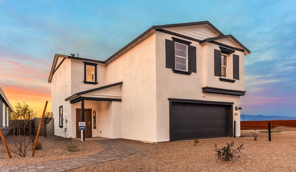 Front exterior of a home in the Redford Estates community, located in Tucson, AZ (Image 10).