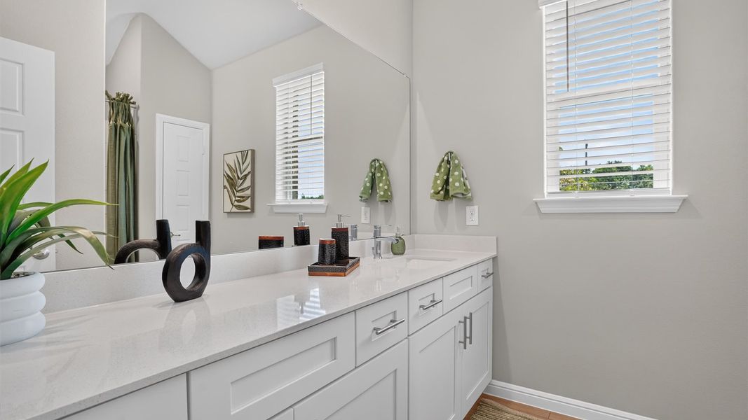 Furnished interior in a model home at Eden Ranch in Arlington (Image 40).