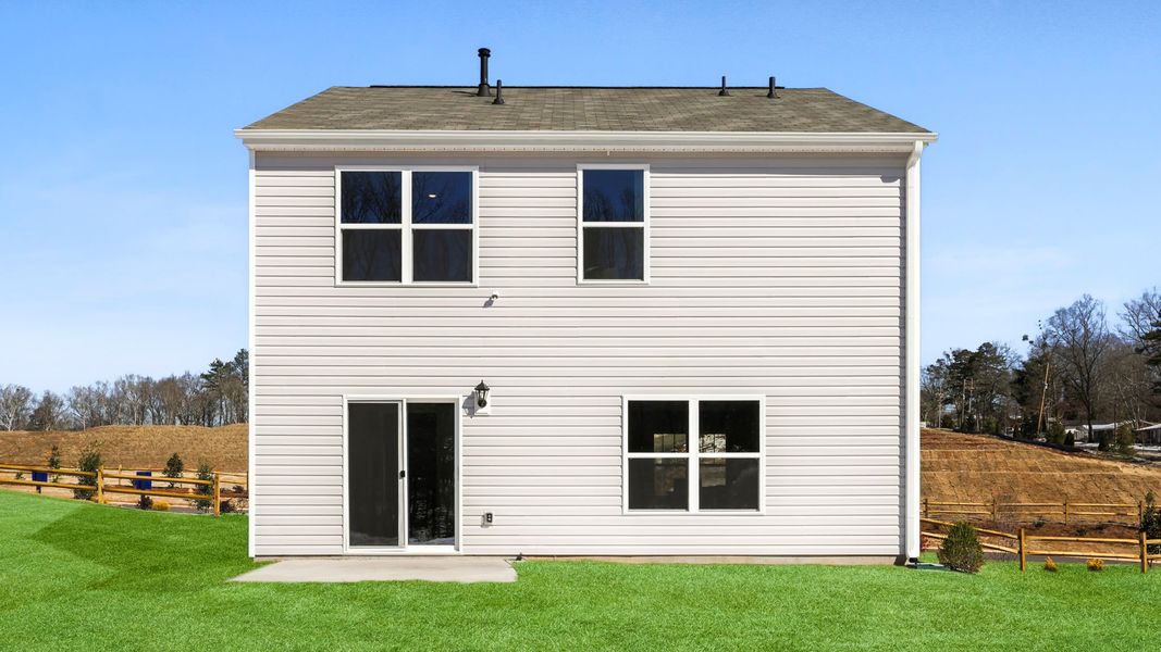 Exterior details of a home in Village Grove, Greenville (Image 6).