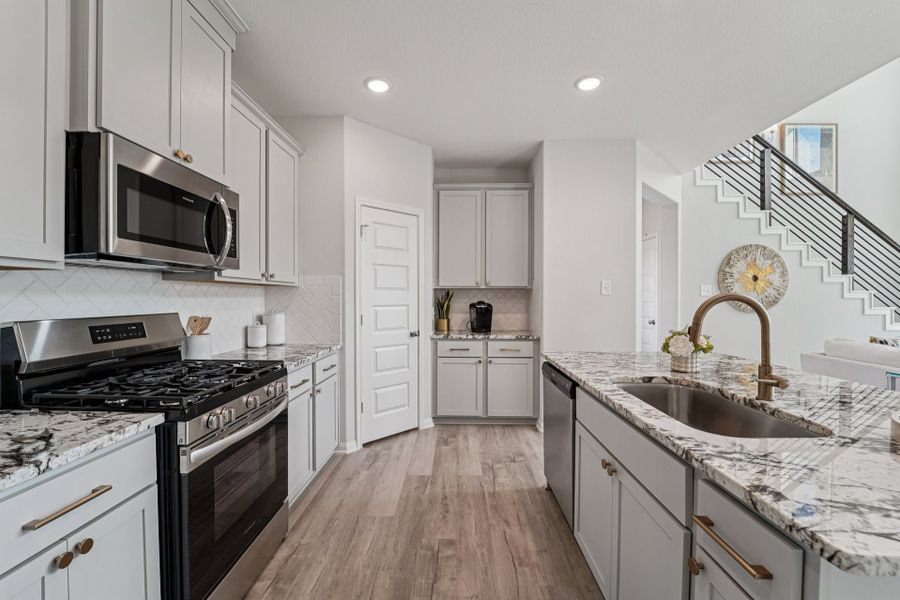 Bluestem Model Home - Matagorda - Kitchen Bluestem Model Home - Matagorda - Kitchen