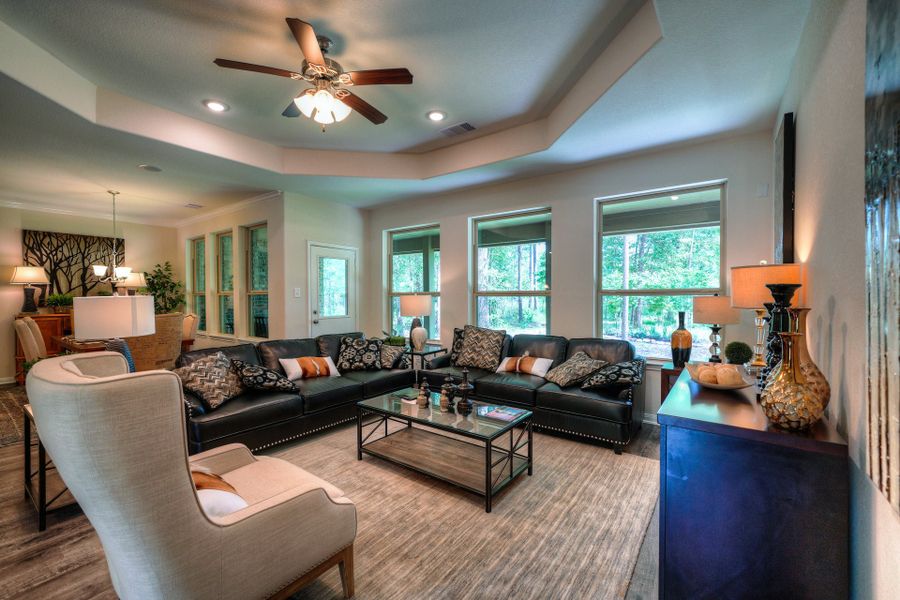 Furnished interior in a model home at Encino Estates in Dayton (Image 15). Furnished interior in a model home at Encino Estates in Dayton (Image 15).