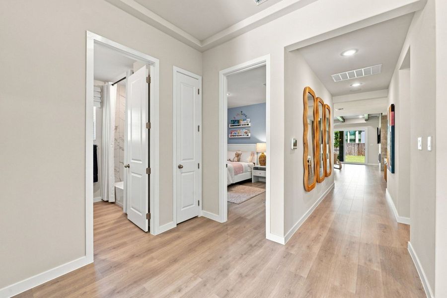 Furnished interior in a model home at La Cima in San Marcos (Image 8).