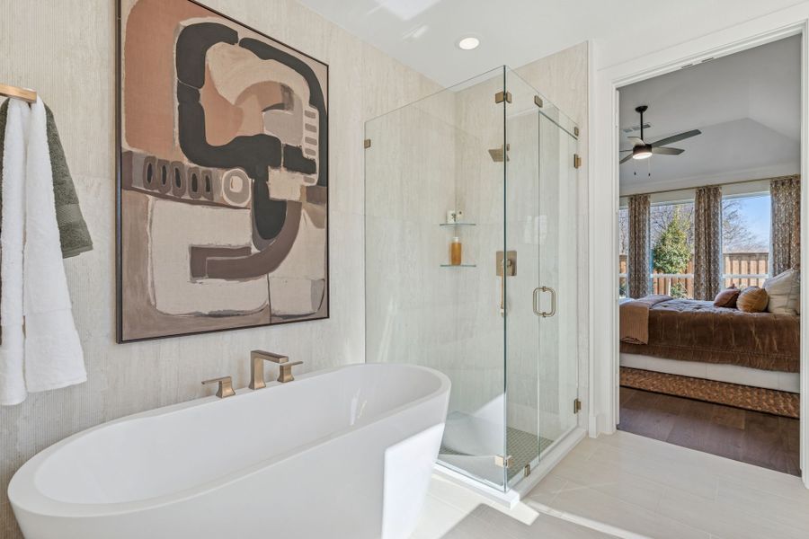 Furnished interior in a model home at Lakewood Village in Lakewood Village (Image 24).