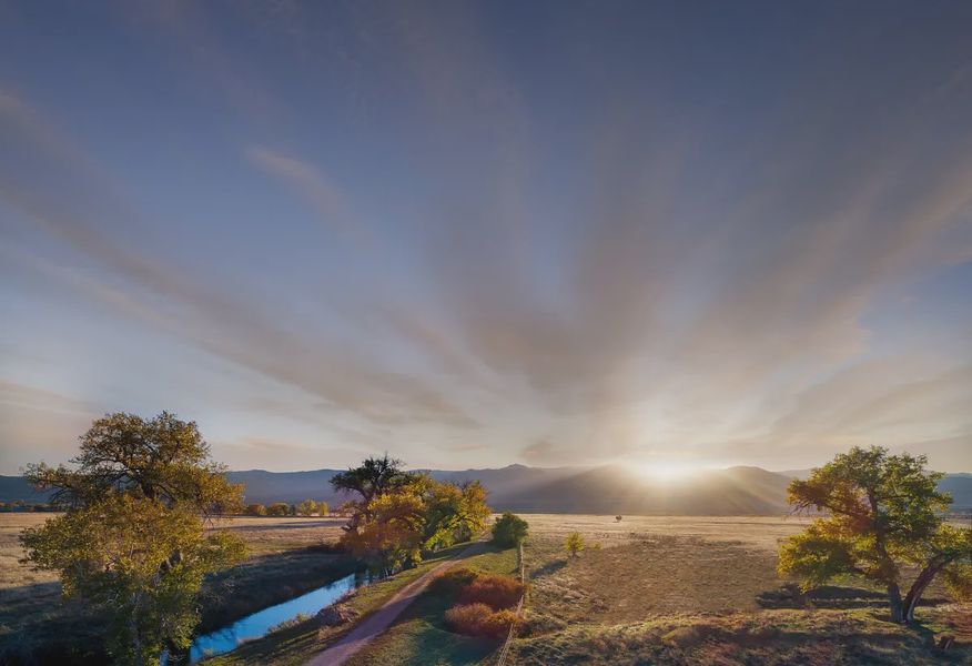 Sunset Along High Line Canal - 1 of 5