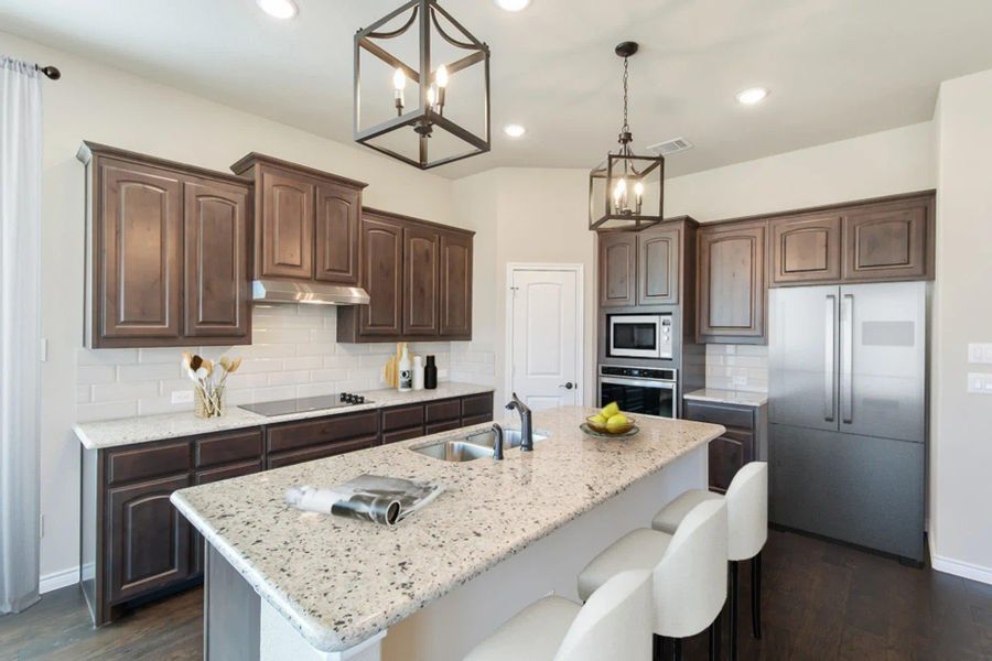 Kitchen | Concept 2440 at Hulen Trails in Fort Worth, TX by Landsea Homes