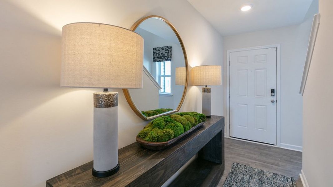 Furnished interior in a model home at Battle Crossing in Raleigh (Image 3).