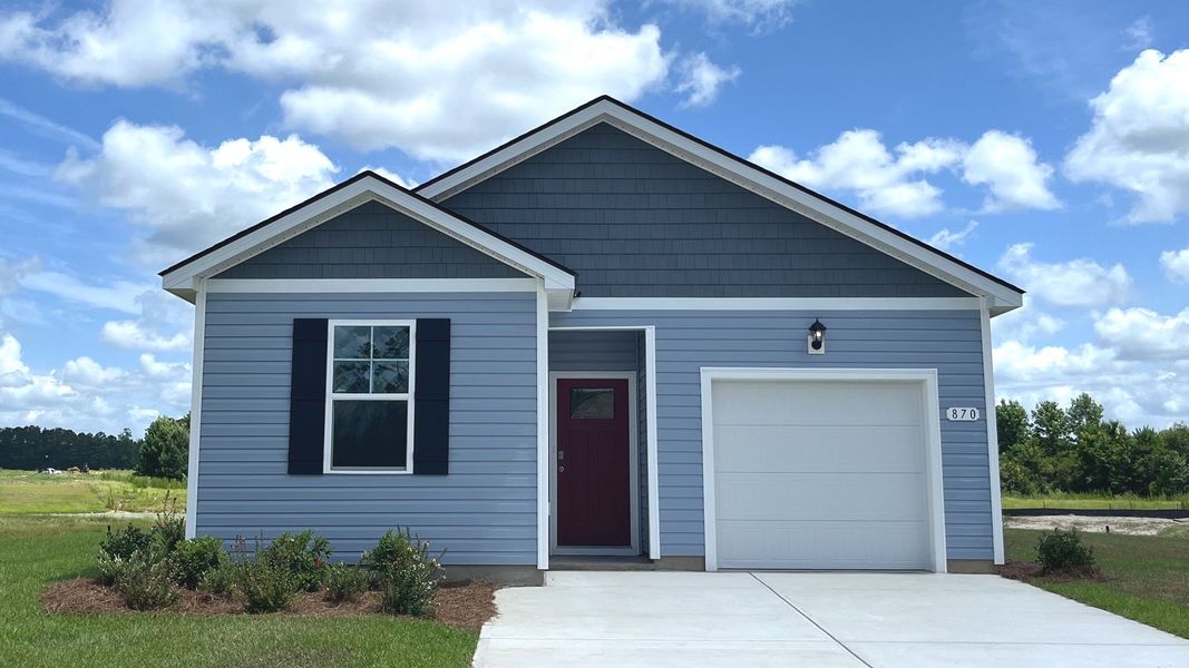 Front exterior of a home in the Sutton Farm community, located in Loris, SC (Image 3).