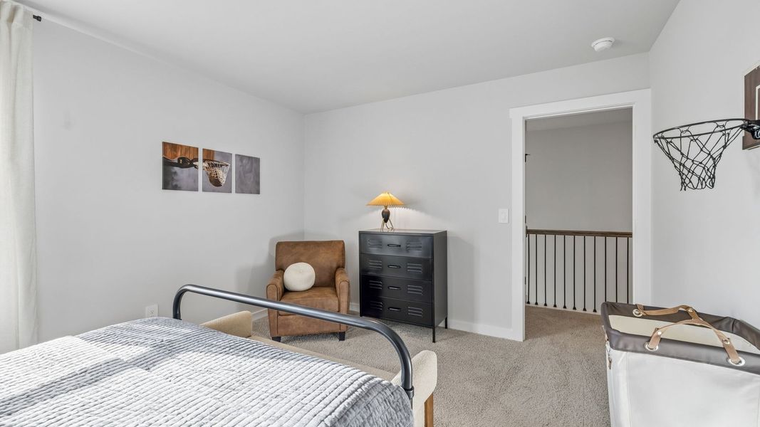 Furnished interior in a model home at Reserve at Hickory Ridge in Columbia (Image 103).