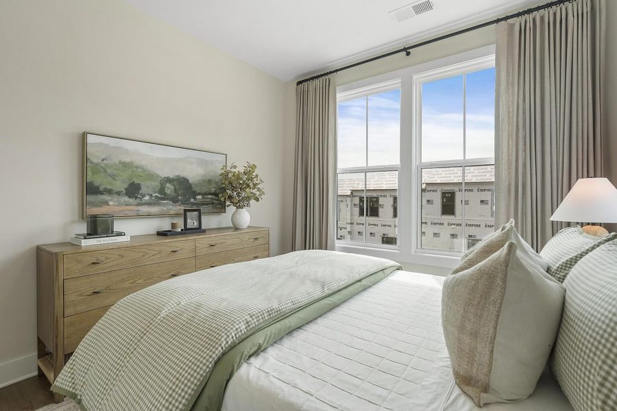 Furnished interior in a model home at BelleWether in Chattanooga (Image 26).