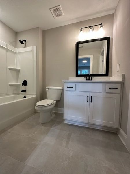 Furnished interior in a model home at Polk Place in Moreland (Image 20).