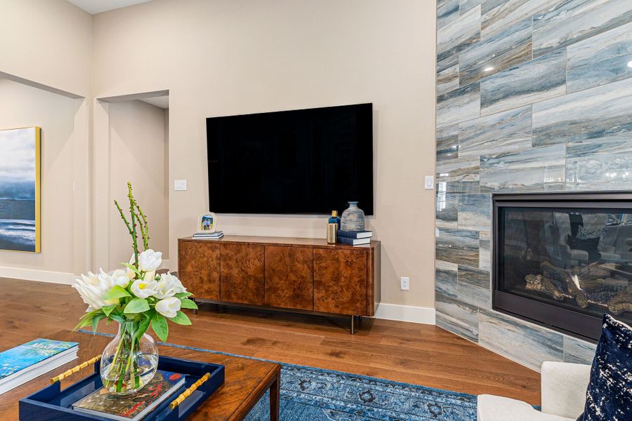 American Legend Homes 60' model in Wellington - Living Room American Legend Homes 60' model in Wellington - Living Room