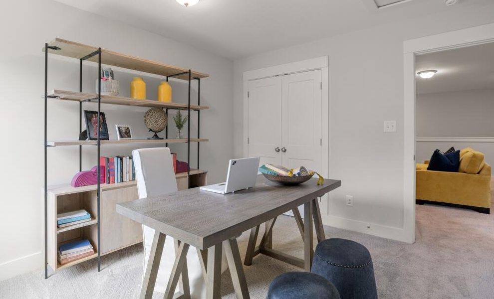 Furnished interior in a model home at Villas at Dawsonville Townhomes in Dawsonville (Image 17). Furnished interior in a model home at Villas at Dawsonville Townhomes in Dawsonville (Image 17).