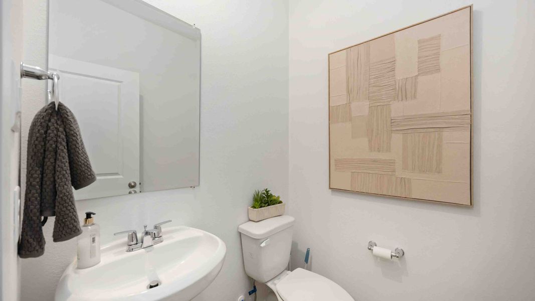 Furnished interior in a model home at Pinehaven in Houston (Image 6).