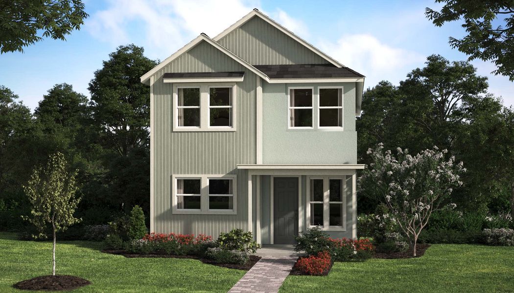 Transitional Elevation | Splendor | Spring Walk at The Junction | DeBary, FL | Landsea Homes